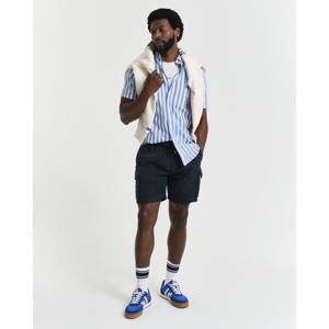 GANT Regular Fit Striped Classic Poplin Short Sleeve Shirt